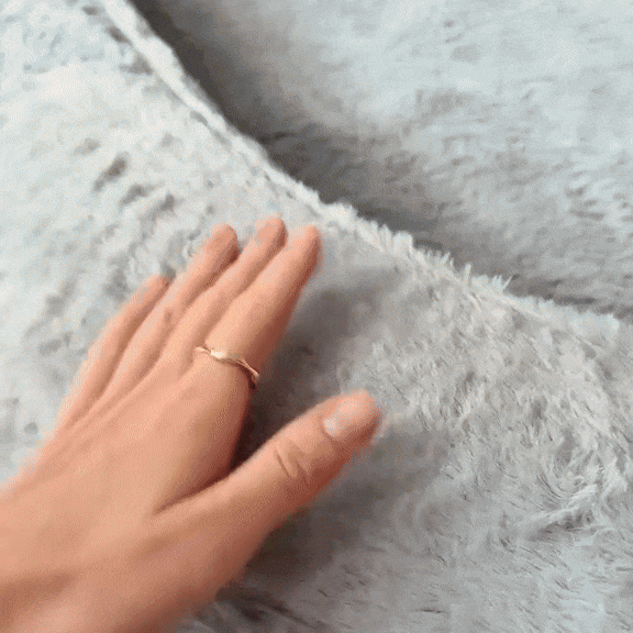 Hondenbed voor Mensen – Übergroßes Plüsch-Loungebett mit Memory Foam-Unterlage