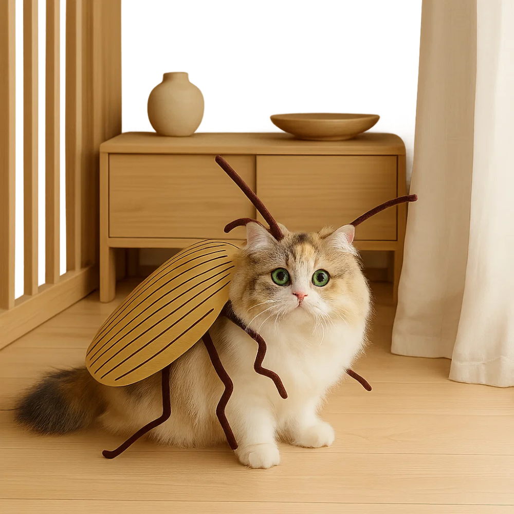 CatRoach – Virales Kostüm für Katten