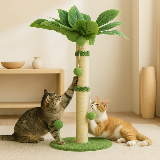 Kattenboom Krabpaal Van Kokostouw Duurzame Compacte Kattenboom - PurePoot