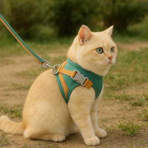 PawSafe™ – Verschleierte Katzenharnas