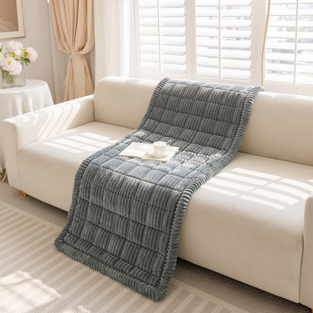 Lazy Soft Flanell Atmungsaktive Haustiermatte Rutschfeste Couchabdeckung