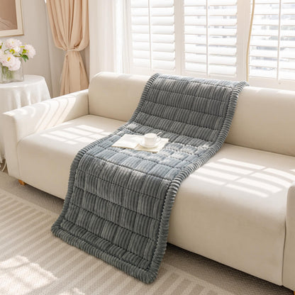 Lazy Soft Flanell Atmungsaktive Haustiermatte Rutschfeste Couchabdeckung