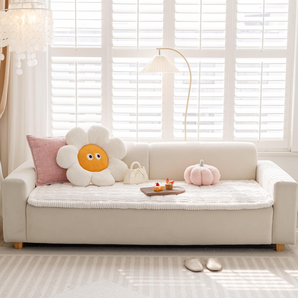 Lazy Soft Flanell Atmungsaktive Haustiermatte Rutschfeste Couchabdeckung