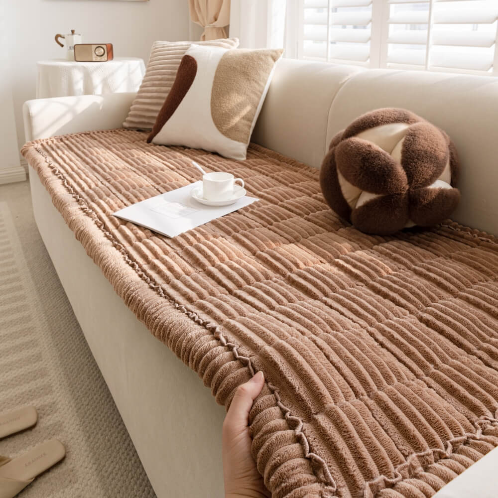 Lazy Soft Flanell Atmungsaktive Haustiermatte Rutschfeste Couchabdeckung