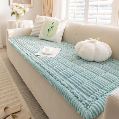 Lazy Soft Flanell Atmungsaktive Haustiermatte Rutschfeste Couchabdeckung