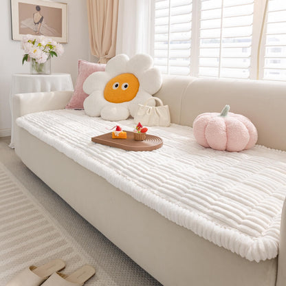 Lazy Soft Flanell Atmungsaktive Haustiermatte Rutschfeste Couchabdeckung