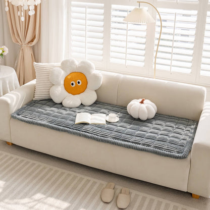 Lazy Soft Flanell Atmungsaktive Haustiermatte Rutschfeste Couchabdeckung