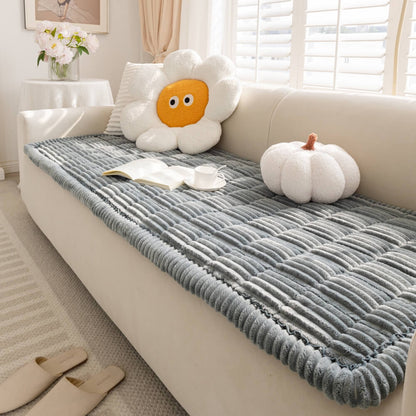 Lazy Soft Flanell Atmungsaktive Haustiermatte Rutschfeste Couchabdeckung