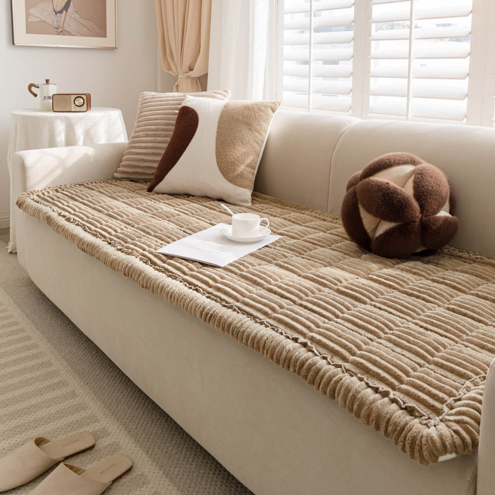 Lazy Soft Flanell Atmungsaktive Haustiermatte Rutschfeste Couchabdeckung