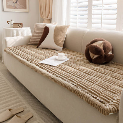 Lazy Soft Flanell Atmungsaktive Haustiermatte Rutschfeste Couchabdeckung