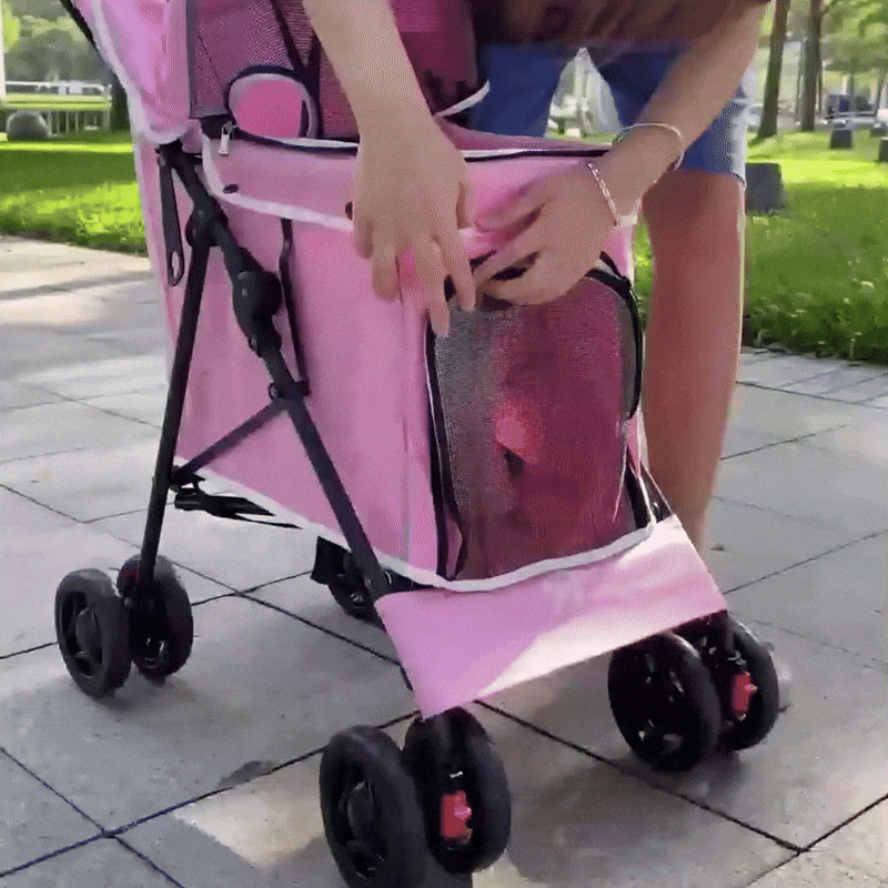PawVoyage - Opvouwbare wagen 