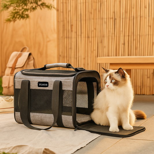 Luchtige Katten Draagtas mit komfortablem Pasvorm Veilig und Lichtgewicht für unterwegs – PawPorter
