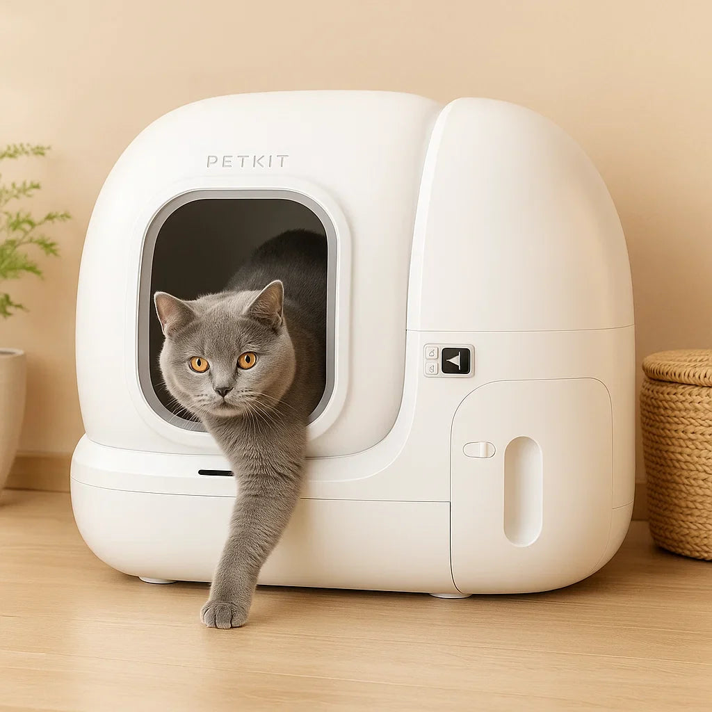 Automatischer Kattenbak mit Steuerung für Meerkatzen – Litter Robot – WhiskerVault 