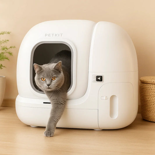 Automatischer Kattenbak mit Steuerung für Meerkatzen – Litter Robot – WhiskerVault 