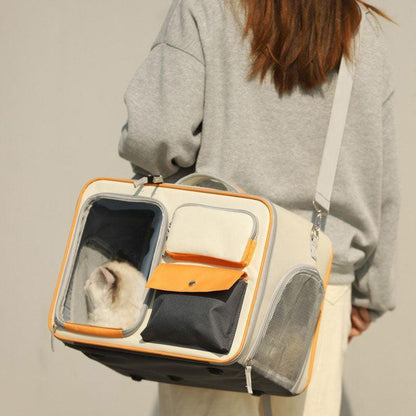 Katzen-Rollrucksack mit Rädern, Trolley-Tasche 